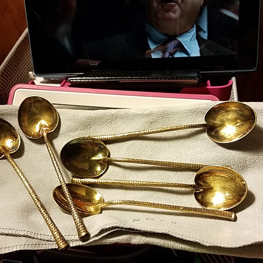 Gorham Sterling Silver Palm Tree Spoons